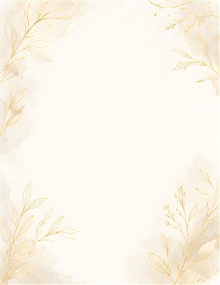 Gold Botanical theme — gold-line botanicals